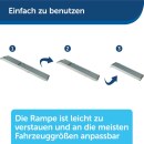 Hunderampe Deluxe »Teleskop« Extra lang 221cm · bis 136kg