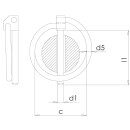 Klappstecker »Classic« sichern, verschließen · 4,5mm