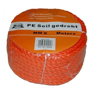 Pe Seil »Classic« Allzweckseil · bis 0,9t, 20m, orange