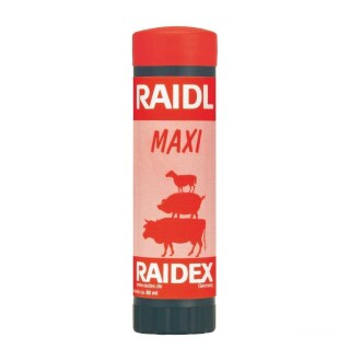 Viehzeichenstift »Raidex« markiert Schlachtung, Krankheit · rot