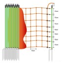 Schafzaun »Euronetz« Elektrozaun · 25m 2 Spitzen, 90cm