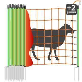 Schafzaun »Euronetz« Elektrozaun · 50m 2 Spitzen, 106cm