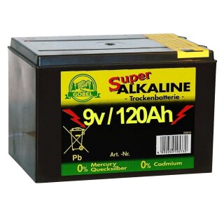 Weidezaunbatterie »Super« Batterien Alkalisch · 9v 120Ah