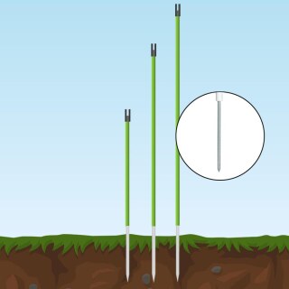 Ersatzpfähle »Euronetz« · 1 Spitze