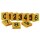 Nummernblock »0« für Markierungsband, Kuhhalsband · gelb